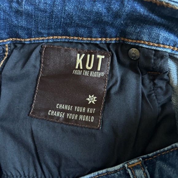 KUT From The Kloth Women's Blue Denim Shorts Size 10 - Picture 6 of 9